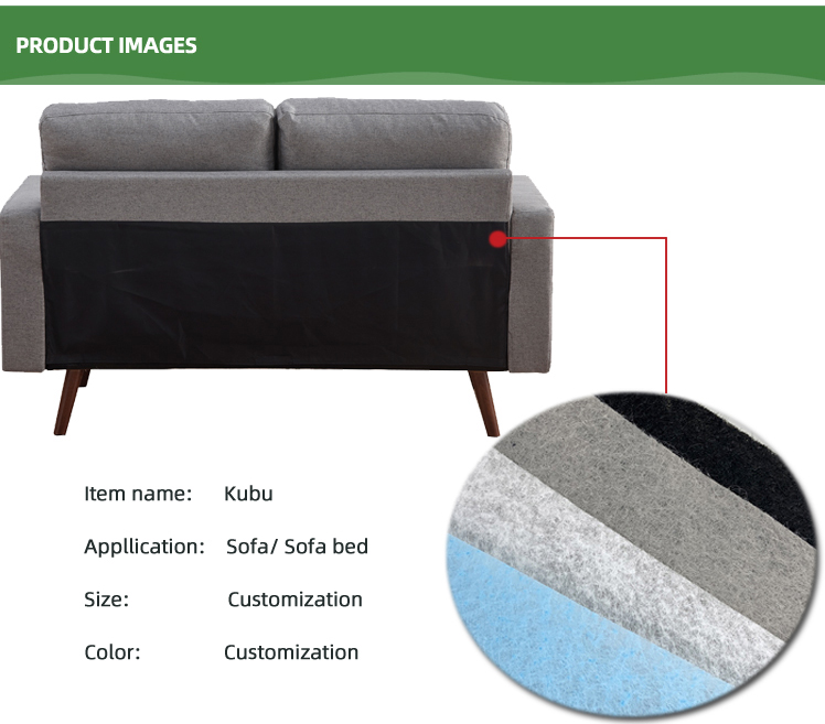 Application on upholstered furniture